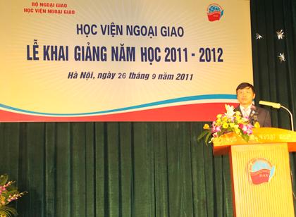 Lễ Khai giảng năm học mới 2011 - 2012