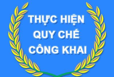 Thực hiện công khai