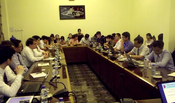 Delegation of Scholars from CRF and AIPS Talks at DAV