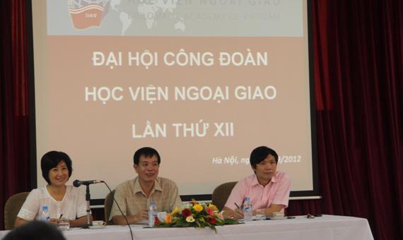 Đại hội Công đoàn Học viện Ngoại giao lần thứ XII