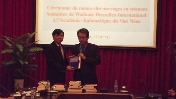 Ceremony for Scientific and Humanistic Book Donation by Wallonie-Brussels Delegation