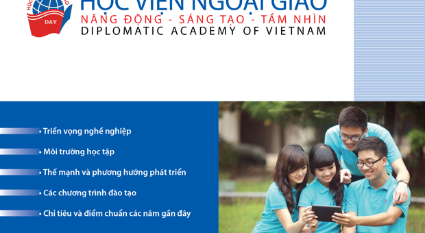 Tờ rơi tuyển sinh Học viện Ngoại giao 2013