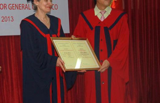 Honorary Doctor Degree Awarding Ceremony for Director-General of UNESCO