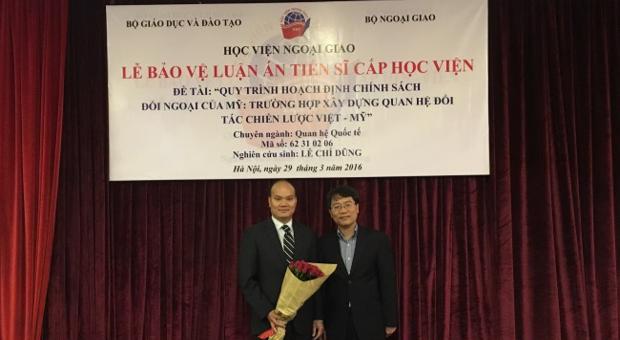 NCS Lê Chí Dũng bảo vệ thành công luận án Tiến sĩ cấp Học viện