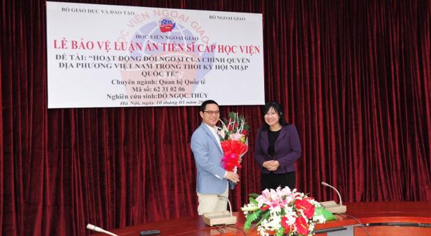 NCS Đỗ Ngọc Thủy bảo vệ thành công luận án tiến sĩ cấp Học viện