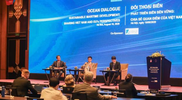 Diplomatic Academy of Vietnam organizes ocean dialogue themed: "Sustainable marine development: Sharing the views of Vietnam and the EU"