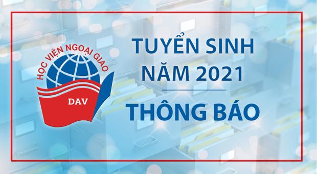 Thông báo Nộp hồ sơ xác nhận nhập học đối với thí sinh đăng ký phương thức Xét tuyển thẳng và Xét tuyển theo Đề án riêng của Học viện