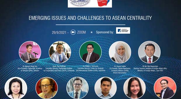 Hội thảo trực tuyến "Các vấn đề và thách thức mới nổi đối với vai trò trung tâm của ASEAN"
