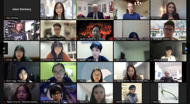 Sinh viên Khoa Truyền thông và Văn hoá Đối ngoại tham gia khóa học của Đại học Fulbright Việt Nam
