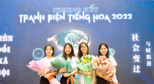 Sinh viên Khoa Tiếng Trung Quốc tham gia vòng chung khảo “Tranh Biện Tiếng Hoa 2022”