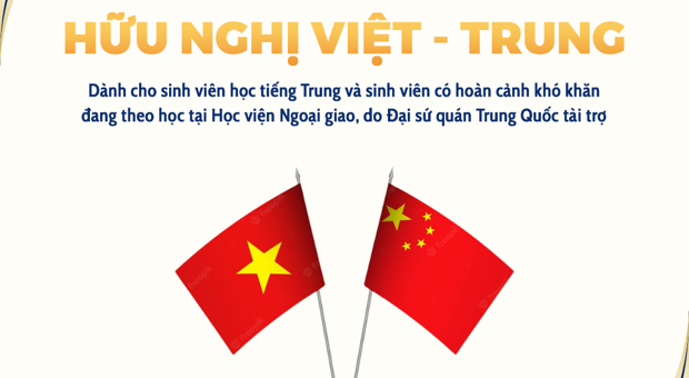 Thông báo chương trình "Học bổng hữu nghị Việt – Trung" năm học 2022 - 2023