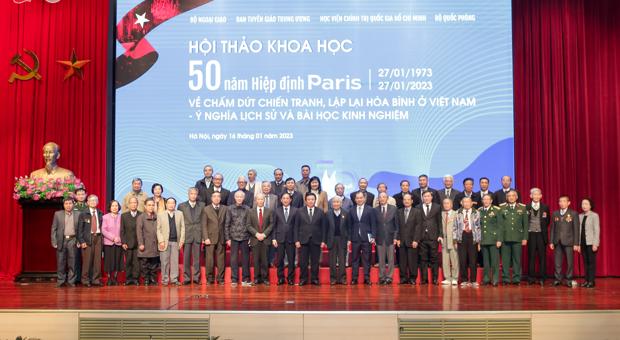 Hội thảo khoa học “50 năm Hiệp định Paris về chấm dứt chiến tranh, lập lại hòa bình ở Việt Nam: Ý nghĩa lịch sử và bài học kinh nghiệm”