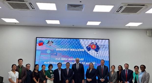 Buổi trao đổi với Đại sứ Úc tại ASEAN Will Nankervis.