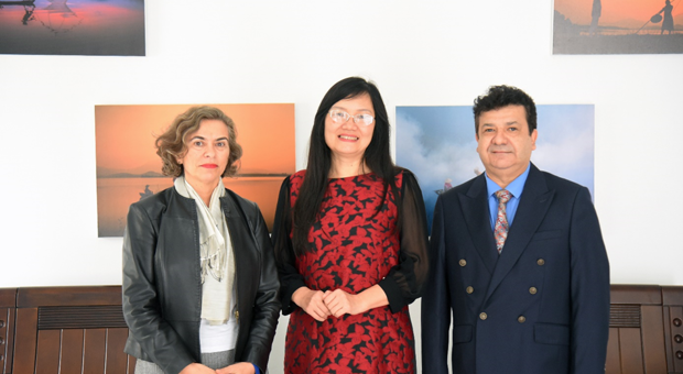 Ambassador Dr. Pham Lan Dung, Acting President of the Diplomatic Academy, received the Ambassador of Chile to Vietnam, Mr. Sergio Narea, and the Ambassador of Spain to Vietnam, Ms. Carmen Cano de Lasala