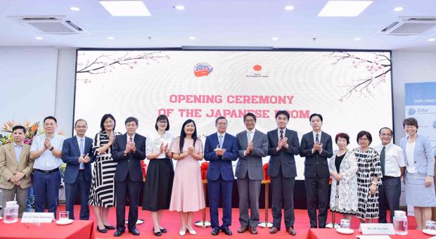 OPENING CEREMONY OF THE JAPANESE ROOM AT THE DIPLOMATIC ACADEMY OF VIET NAM