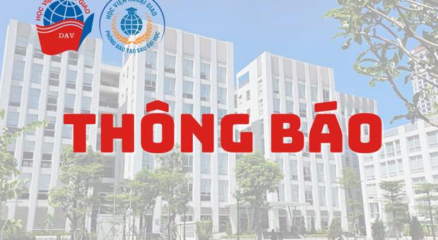 Danh sách học viên và lịch chấm luận văn thạc sĩ tháng 02 năm 2024