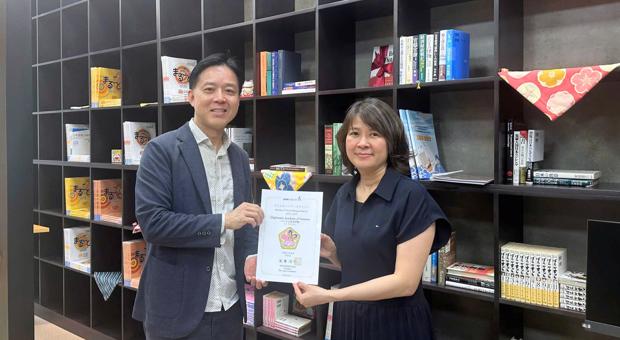 Phó Giám đốc HVNG Nguyễn Thị Thìn tiếp xã giao ông Yoshioka Norihiko, Giám đốc Trung tâm Giao lưu Văn hóa Nhật Bản tại Việt Nam
