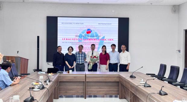 NCS Trần Xuân Thủy bảo vệ thành công luận án tiến sĩ cấp Học viện