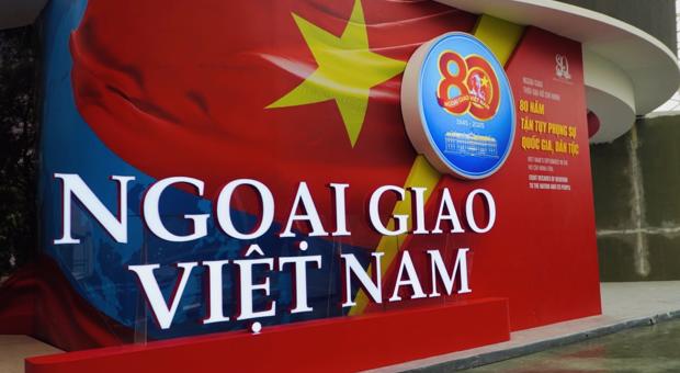 Triển lãm “Ngoại giao Thời đại Hồ Chí Minh: 80 năm tận tụy phụng sự quốc gia, dân tộc” của Bộ Ngoại giao tại Triển lãm quốc gia “80 năm Hành trình Độc lập - Tự do - Hạnh phúc”