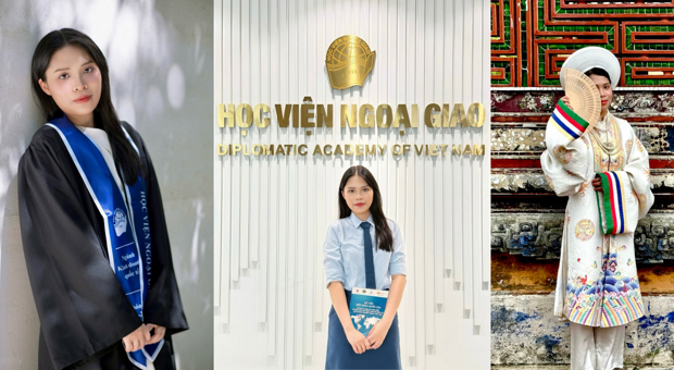 Hoàng Mai Linh – Thủ khoa Học viện Ngoại giao với GPA 3.79/4.0 cùng 5 kỳ liên tiếp giành học bổng 