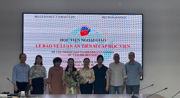 NCS Phạm Thùy Trang bảo vệ thành công luận án tiến sĩ cấp Học viện