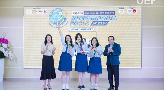 FICC student team crowned Champion of International News Commentary Contest - International Focus 2024