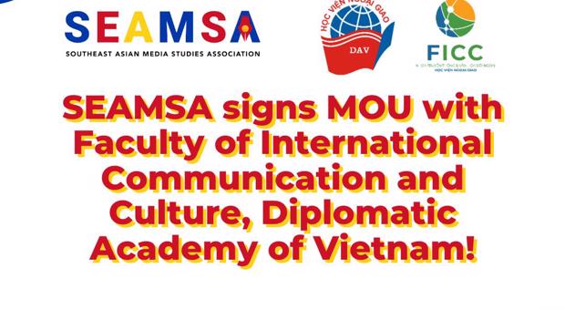 FICC and the Southeast Asian Media Studies Association (SEAMSA) signed a Memorandum of Understanding (MOU) for Cooperation