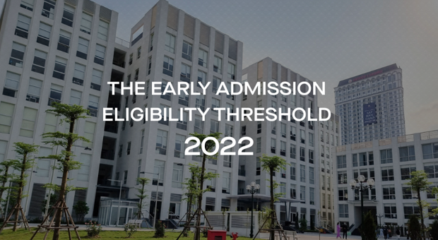 Announcement on the early admission eligibility threshold for full-time undergraduate programs at the Diplomatic Academy of Viet Nam of the year 2022
