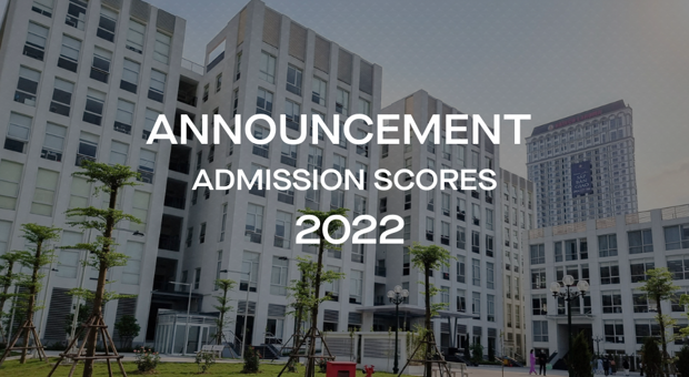 Announcement admission scores for full-time undergraduate programs of the year 2022