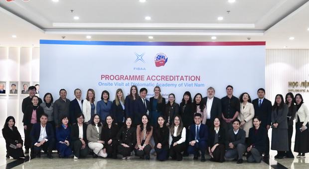 FIBAA on-site visit at the Diplomatic Academy of Vietnam for external assessment of five bachelor’s programmes