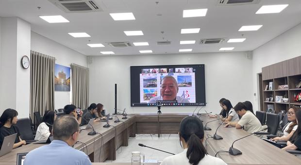 GIAO LƯU TRỰC TUYẾN CHỦ ĐỀ “THỰC TẬP TẠI PHÁP”