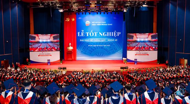 Học viện Ngoại giao tổ chức Lễ Tốt nghiệp Đại học hệ Chính quy Khóa 49: Dấu mốc của một thế hệ sẵn sàng phụng sự Tổ quốc trong kỷ nguyên mới