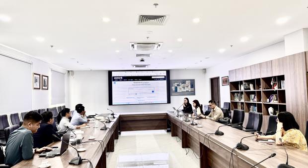 Ban Khoa học, thông tin và Tạp chí Nghiên cứu Quốc tế làm việc với Statista và iGroup Việt Nam về khai thác dữ liệu và ứng dụng AI trong nghiên cứu, đào tạo