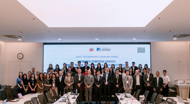 DAV Academic Forum 2026: Hội thảo "Lựa chọn chiến lược của Việt Nam: Ngoại giao cường quốc tầm trung trong một thế giới phân mảnh"