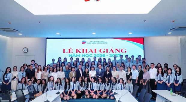 Học viện Ngoại giao tổ chức Lễ Khai giảng toàn quốc năm học 2026 - 2027