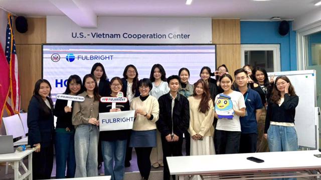 Diplomatic Academy of Vietnam Students Attend Fulbright Information Session