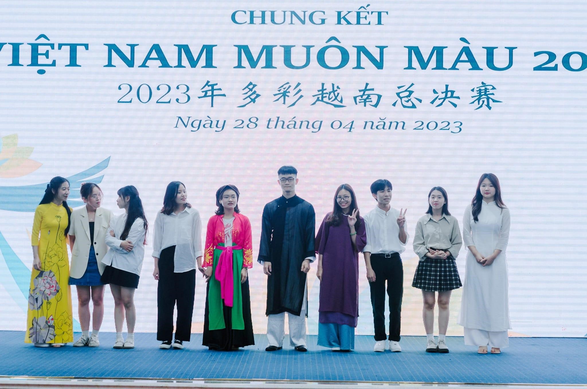 Sinh viên Khoa Tiếng Trung Quốc tham gia vòng Chung kết cuộc thi “Việt Nam  muôn màu 2023” - Học viện Ngoại giao