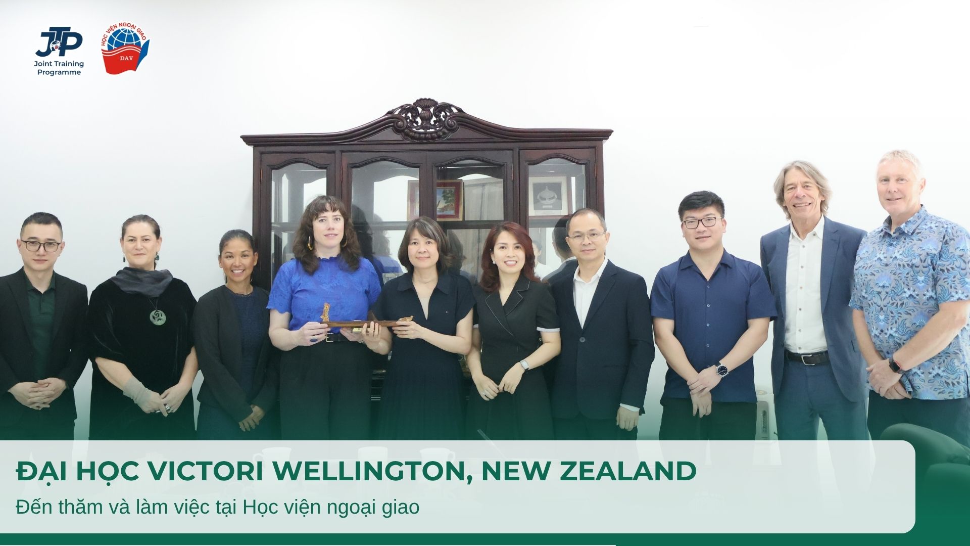 Đại học Victoria Wellongton (New Zealand) đến thăm và làm việc tại Học viện ngoại giao 