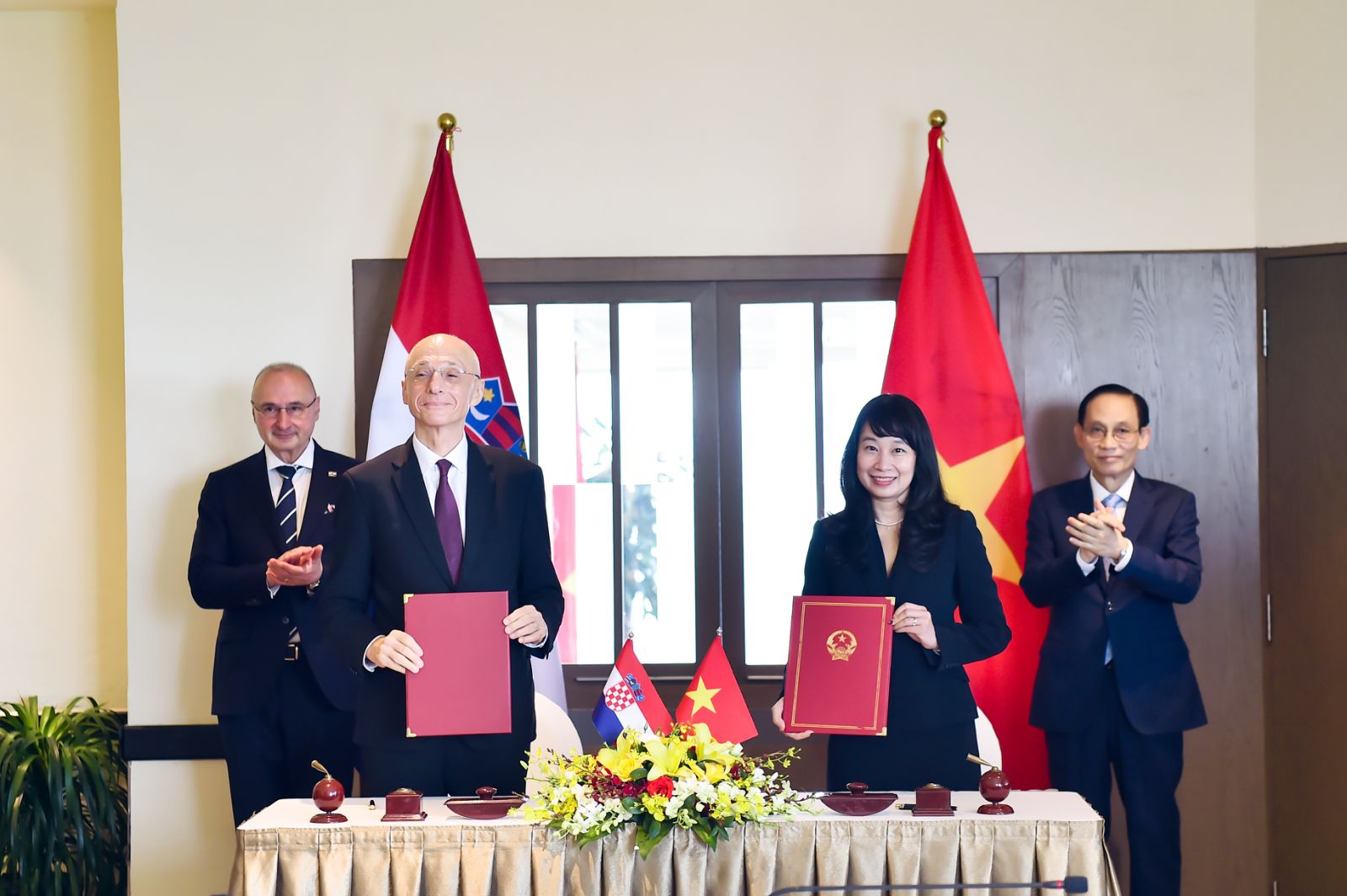 Học viện Ngoại giao ký Biên bản ghi nhớ hợp tác với Học viện Ngoại giao Croatia