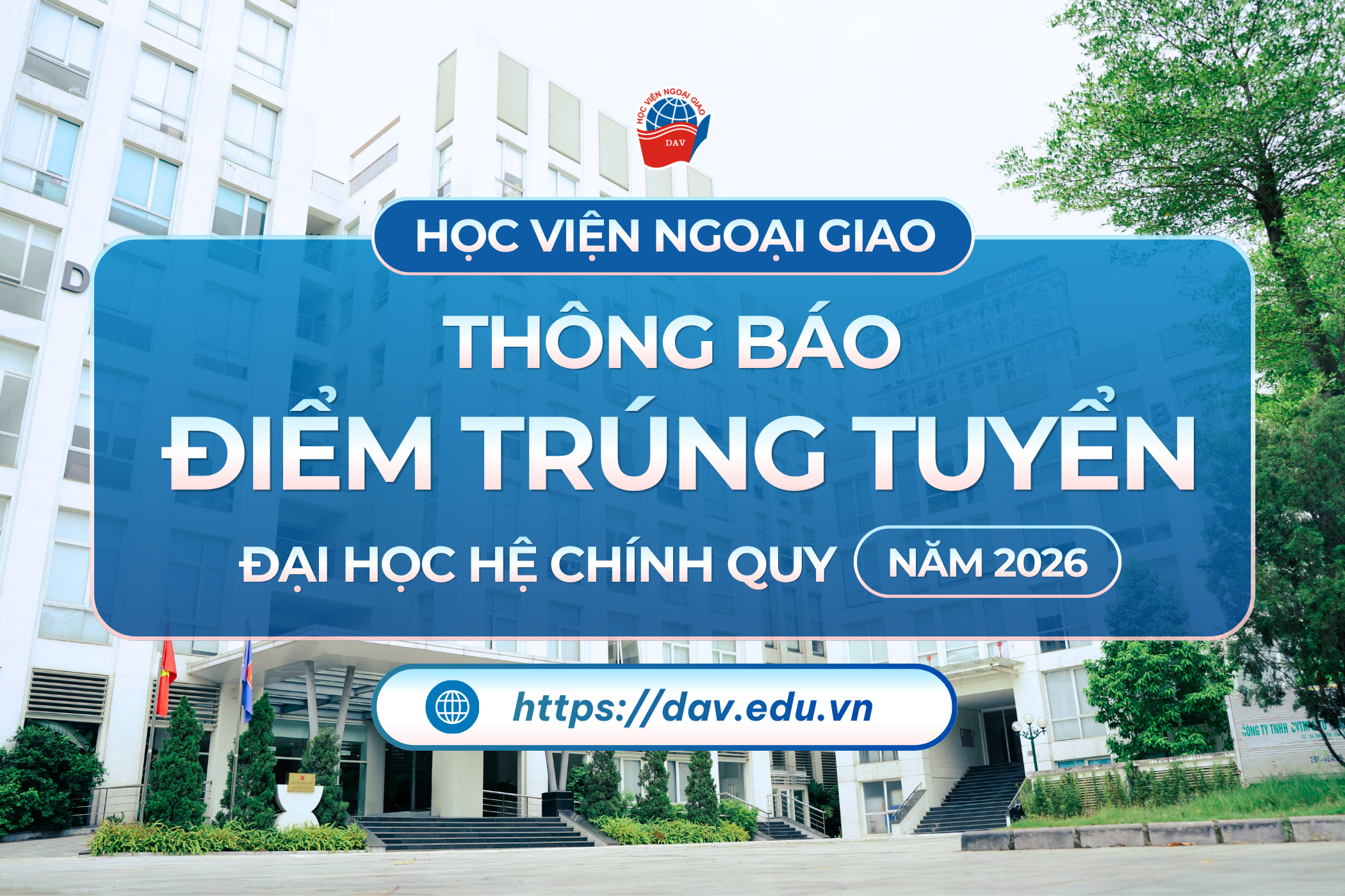 Điểm trúng tuyển Đại học hệ chính quy năm 2026