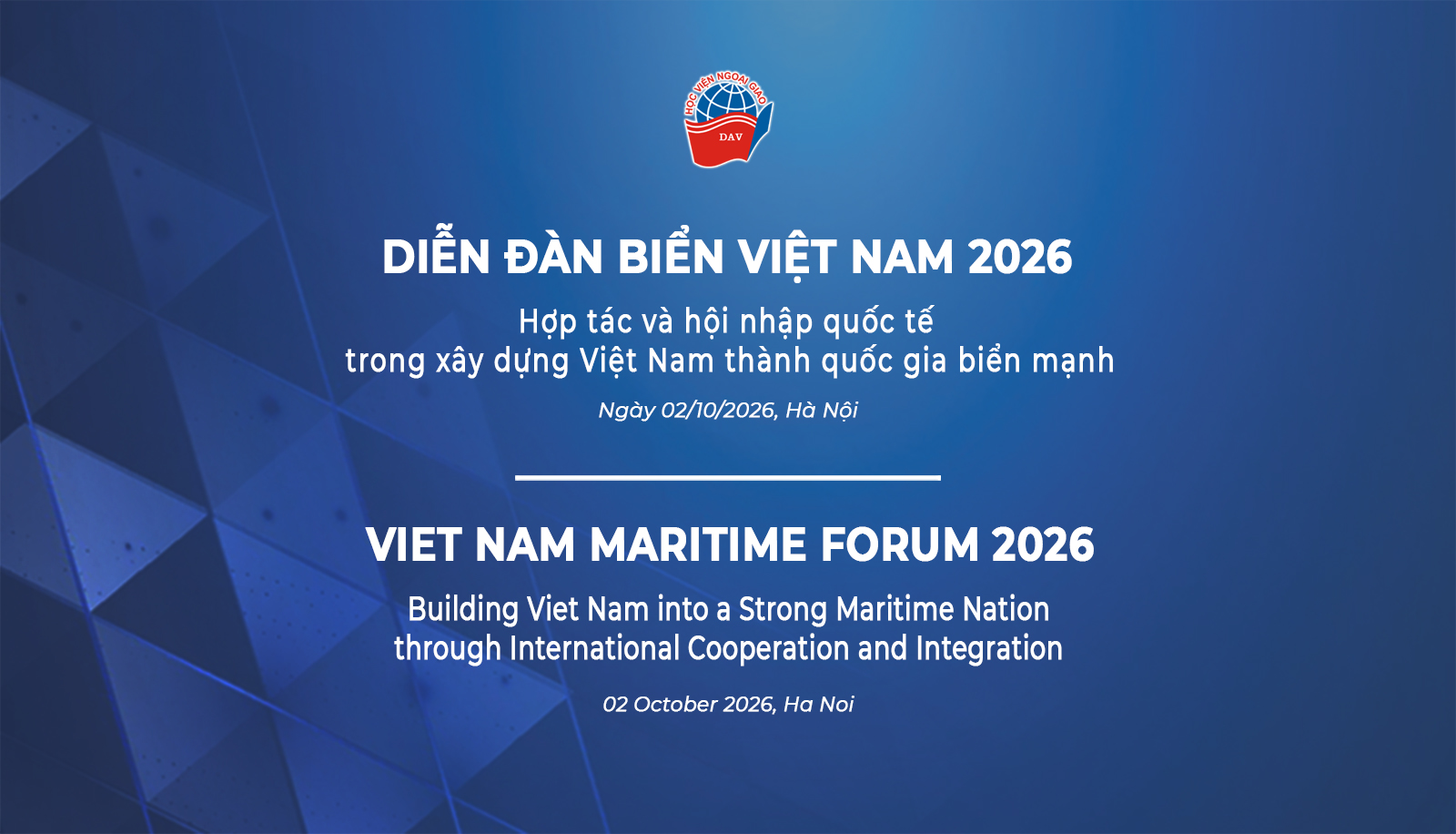 Diễn đàn Biển Việt Nam 2026: Điểm hẹn hợp tác quốc tế vì mục tiêu Xây dựng và phát triển Việt Nam thành quốc gia biển mạnh