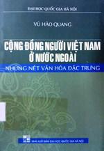 Cong dong nguoi Viet Nam o nuoc ngoai
