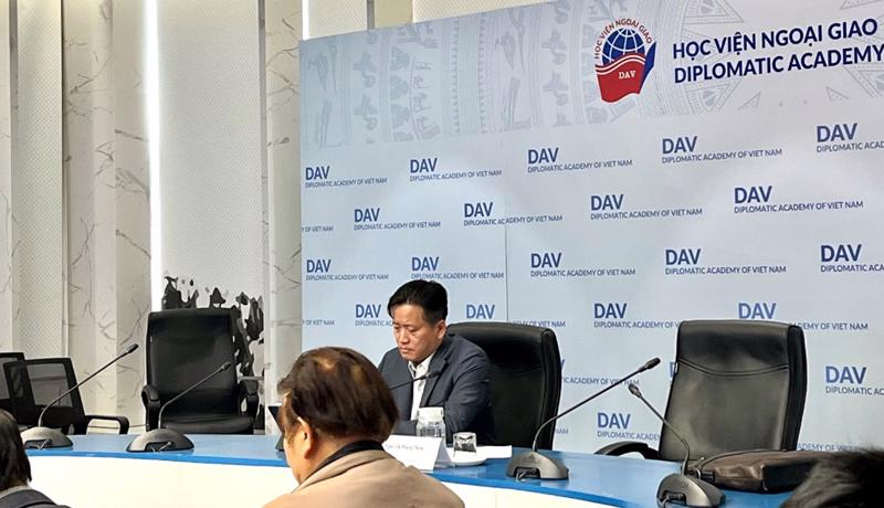 TS. Nguyễn Hùng Sơn, Quyền Giám đốc Học viện Ngoại giao chủ trì Hội thảo