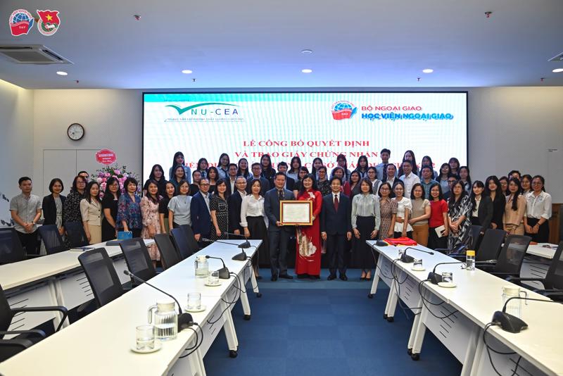 Institutional Accreditation Certificate Awarding Ceremony of the Diplomatic Academy of Vietnam (the 2nd cycle).